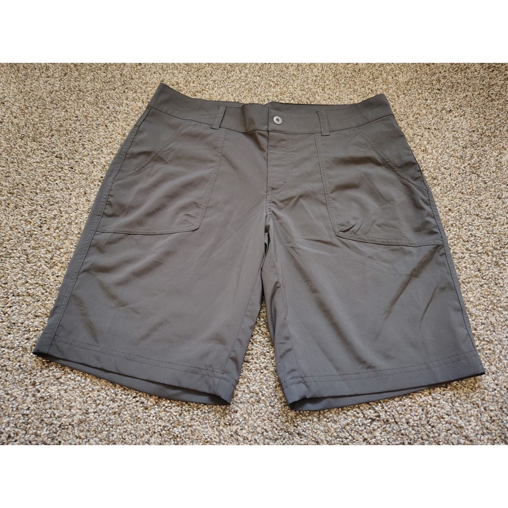 Columbia Womens Omni-Shield Gray Outdoor Hiking Shorts Size 12 XK0781